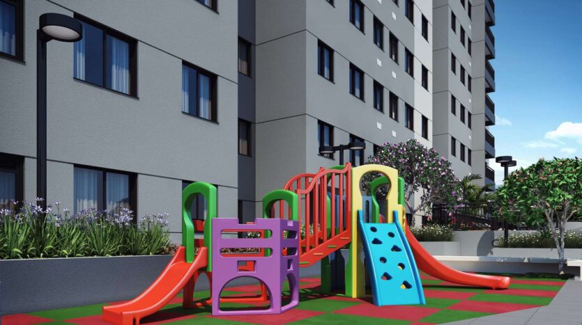 Playground - kz conecta capão redondo - Apartamentos de 2 dormitórios a venda