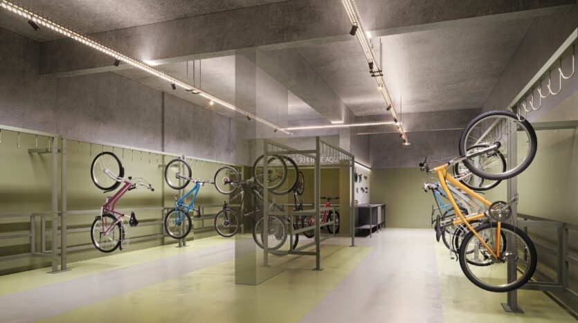 Bicicletário - the collection Moema - Studios e 1 dormitório a venda
