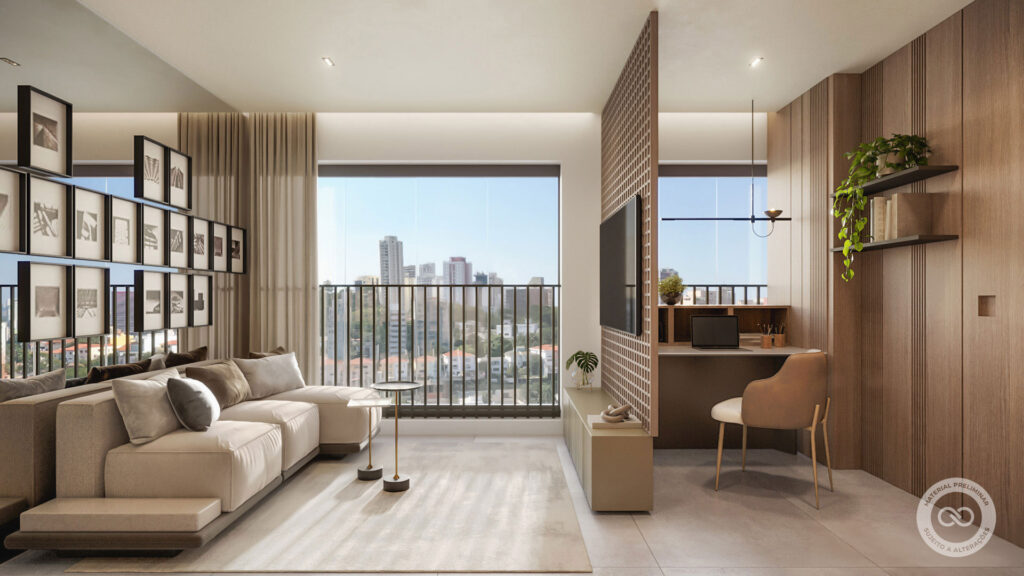 Aeterna Paulista, 1, 2 e 3 dorms 1 Living-Home-Office-Apto-33m²-R02 - AETERNA-PAULISTA