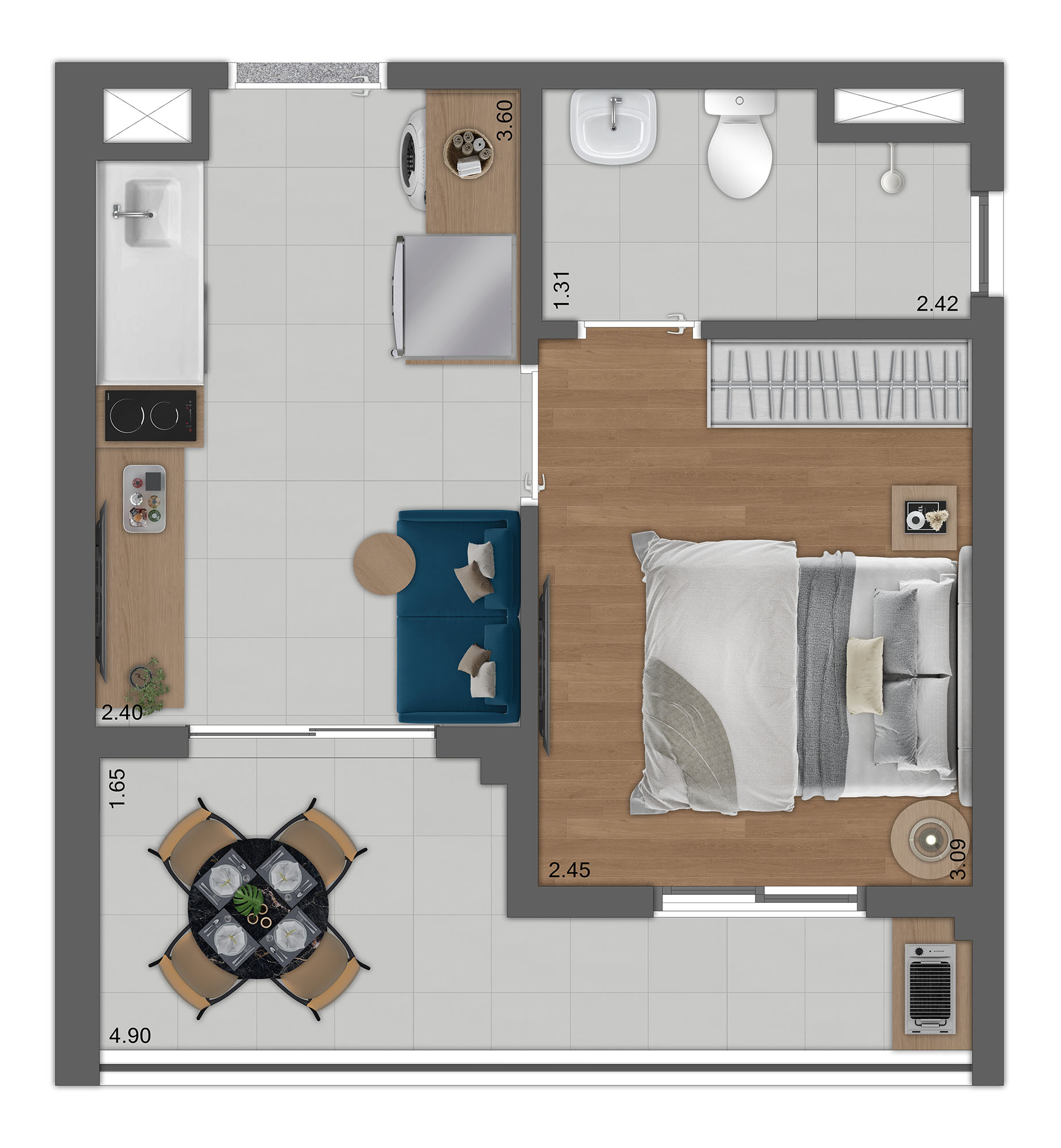 Planta Tipo B — Padrão